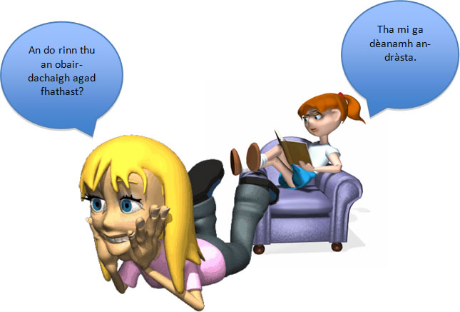 1B2-pic2 Image: Girls with speech bubbles